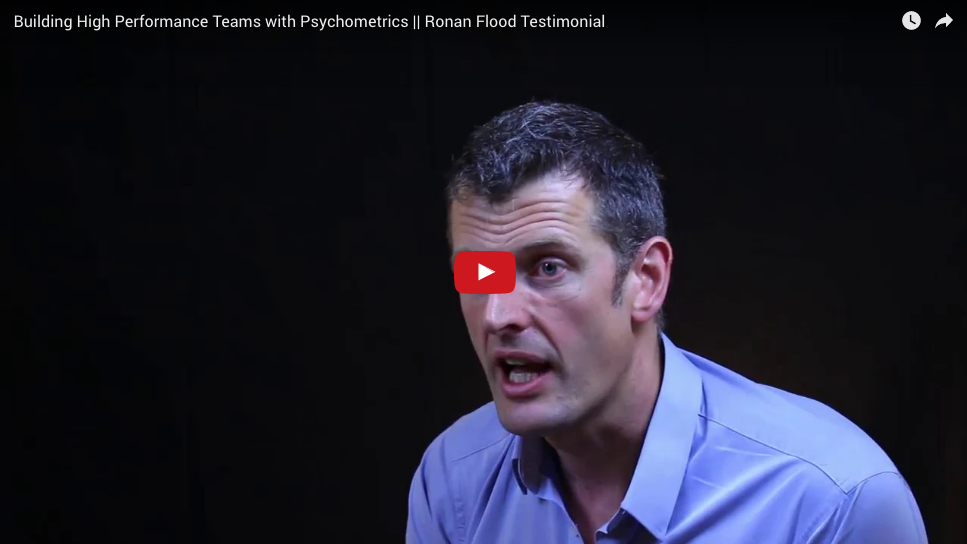 Building High Performance Teams – Ronan Flood